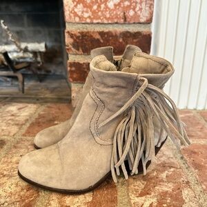 - Sam Edelman fringe leather booties